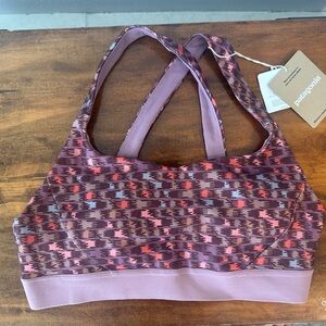 Patagonia Women's Switchback Sports Bra - Purple and Red